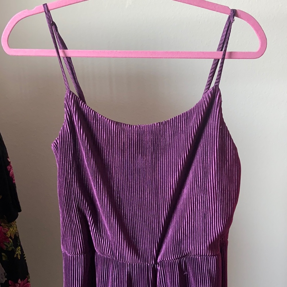 Purple jumpsuit